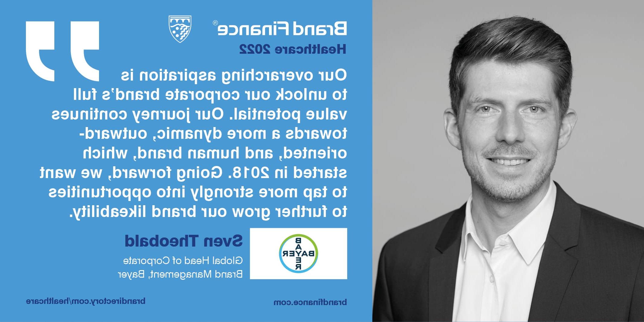 Sven Theobald, Global Head of Corporate Brand Management