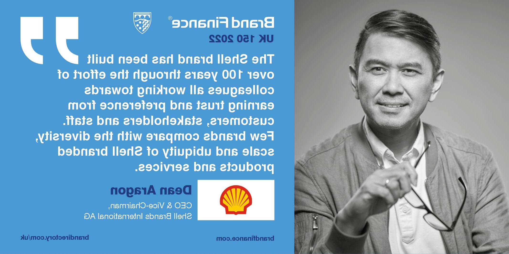 Dean Aragon, CEO, Shell Brands International AG & VP Brand of Shell
