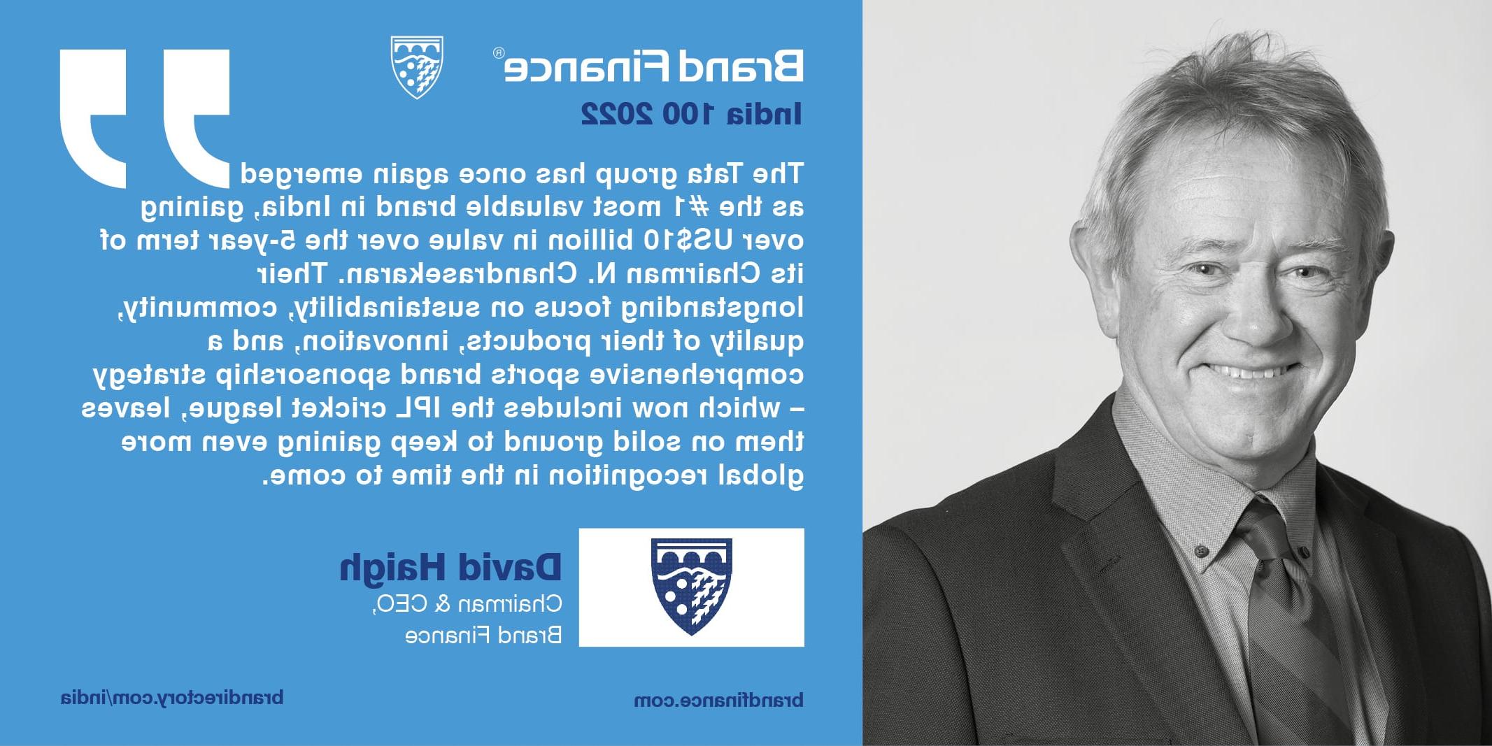 David Haigh, Chairman & CEO on Tata Group's performance