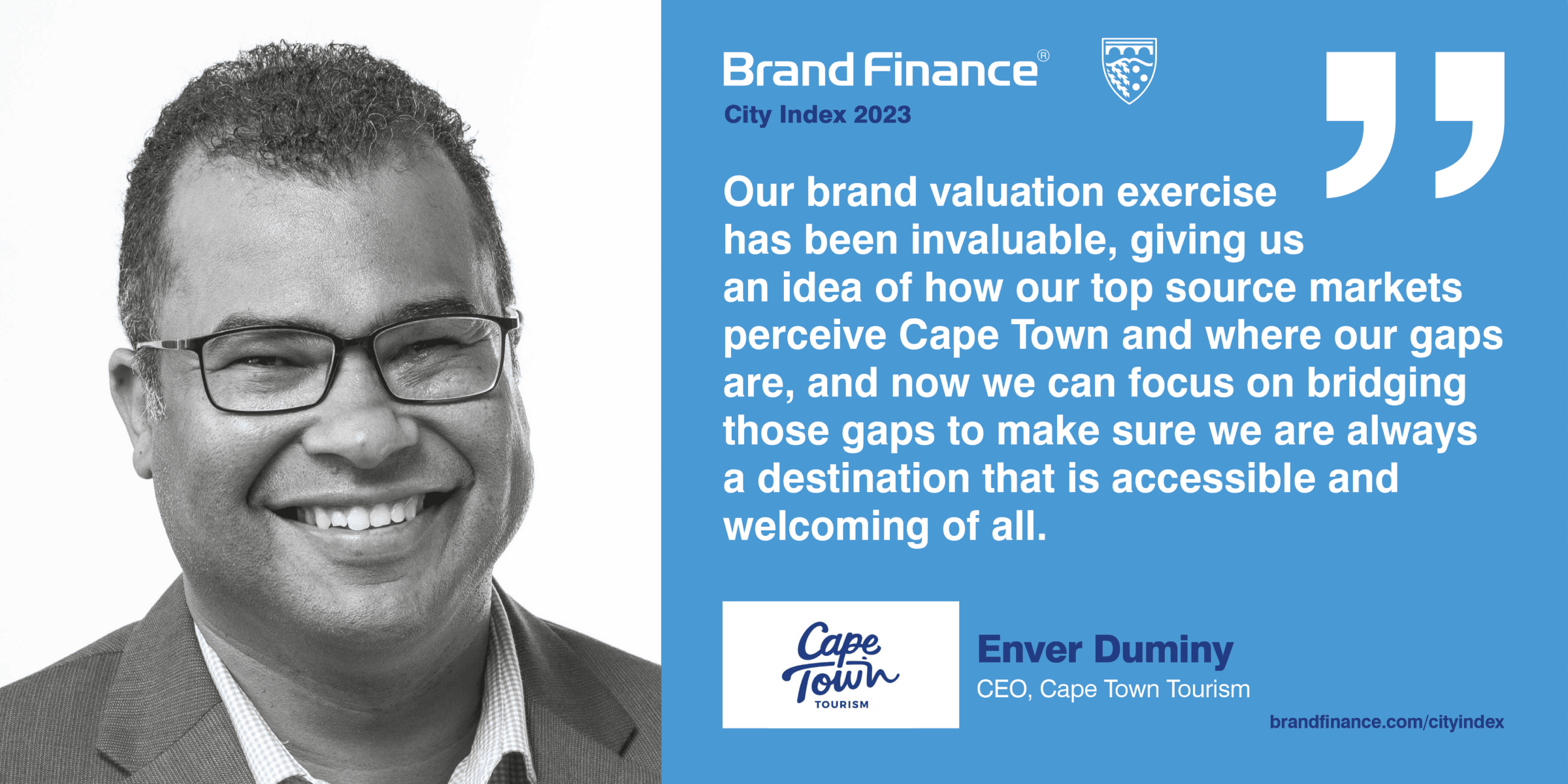 Enver Duminy, CEO, Cape Town Tourism